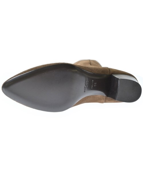 SAINT LAURENT PARIS（サンローランパリ）ブーツ 茶 サイズ:EU38(24.5cm位) レディース/2200689547010