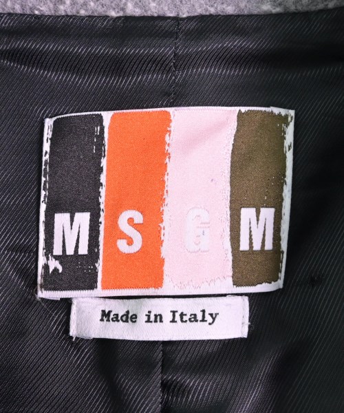 MSGM（エムエスジーエム）チェスターコート グレー サイズ:40(M