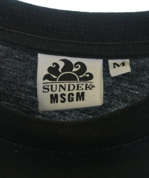 MSGM（エムエスジーエム）Tシャツ・カットソー 黒 サイズ:M メンズ/2200619372156