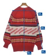 MSGM（エムエスジーエム）ニット・セーター 赤 サイズ:S メンズ/2200621755077