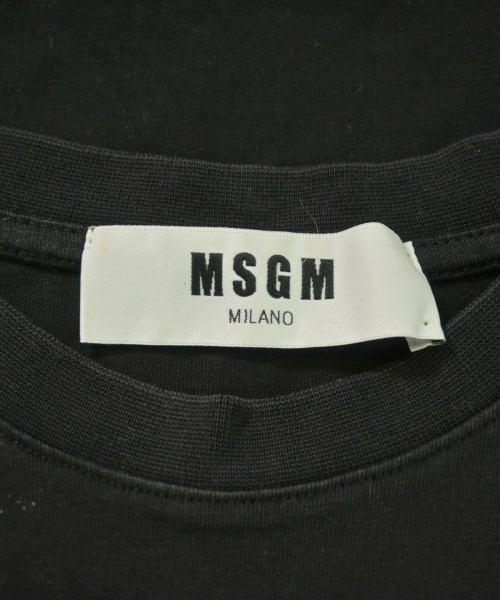 MSGM（エムエスジーエム）Tシャツ・カットソー 黒 サイズ:XS レディース/2200639023151