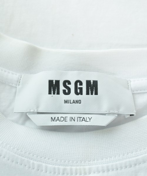 MSGM（エムエスジーエム）Tシャツ・カットソー 白 サイズ:L メンズ/2200615631165