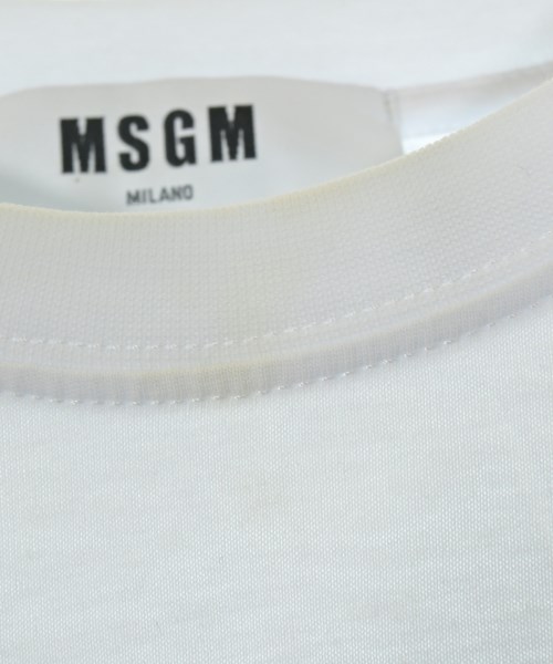 MSGM（エムエスジーエム）Tシャツ・カットソー 白 サイズ:L メンズ/2200615631165