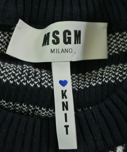 MSGM（エムエスジーエム）ニット・セーター 紺 サイズ:M レディース/2200640516093