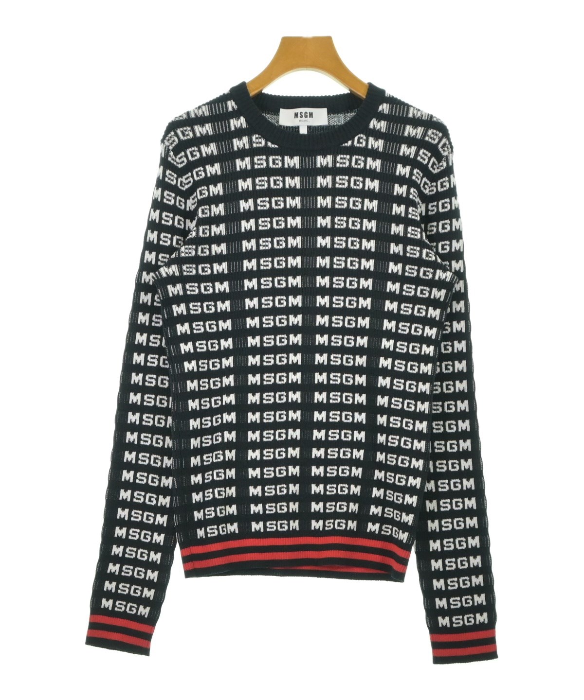 MSGM（エムエスジーエム）ニット・セーター 紺 サイズ:M レディース