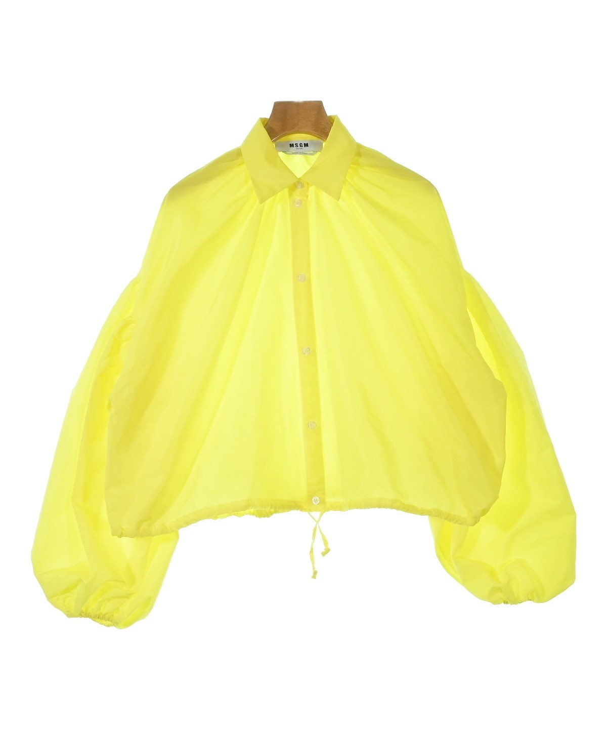 MSGM ブラウス MSGM（エムエスジーエム）ブラウス 黄 サイズ:36(XS位) レディース