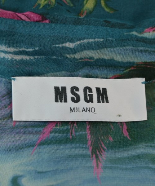 MSGM（エムエスジーエム）ブラウス 青 サイズ:40(M位) レディース/2200625716067