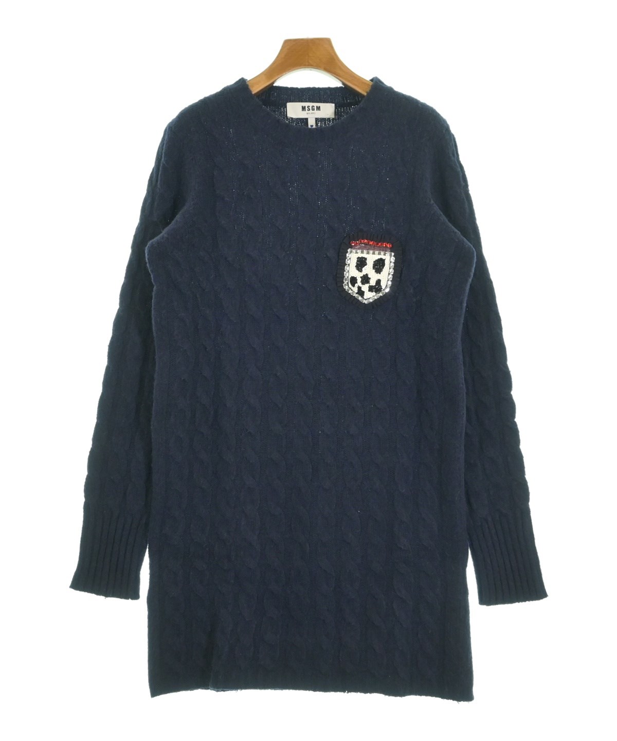 MSGM（エムエスジーエム）ワンピース 紺 サイズ:XS レディース