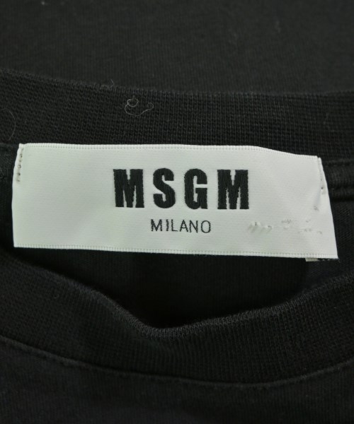 MSGM（エムエスジーエム）Tシャツ・カットソー 黒 サイズ:L レディース/2200641669033