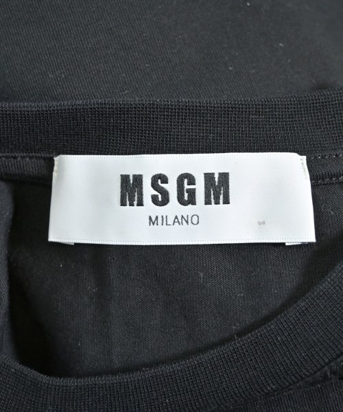 MSGM（エムエスジーエム）Tシャツ・カットソー 黒 サイズ:XS レディース/2200626524227