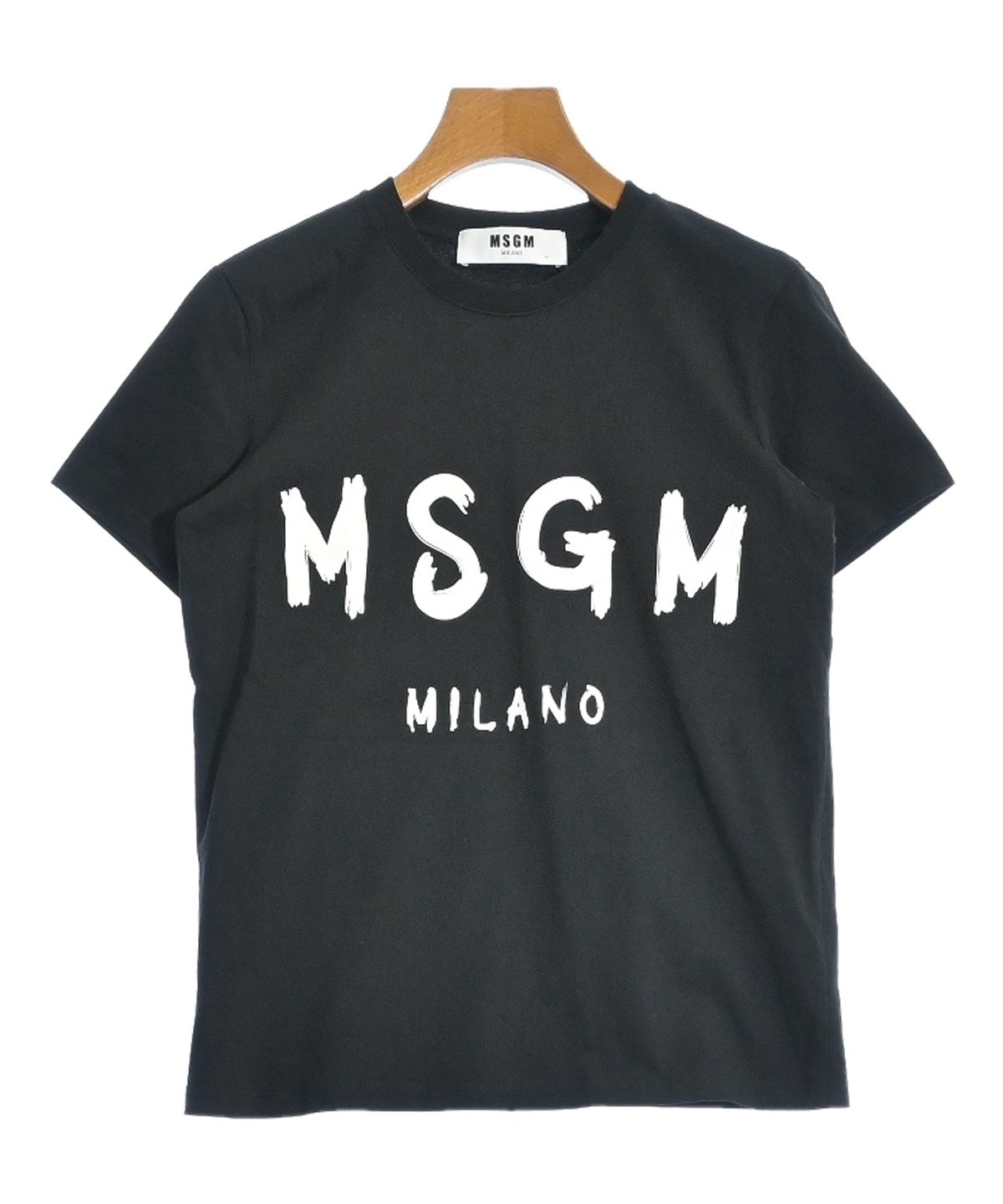 MSGM エムエスジーエム Tシャツ・カットソー レディース 【古着】【中古】 MSGM（エムエスジーエム）Tシャツ・カットソー 黒 サイズ:XS