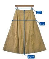 MSGM（エムエスジーエム）ロング・マキシ丈スカート ベージュ サイズ:38(S位) レディース/2200626936563