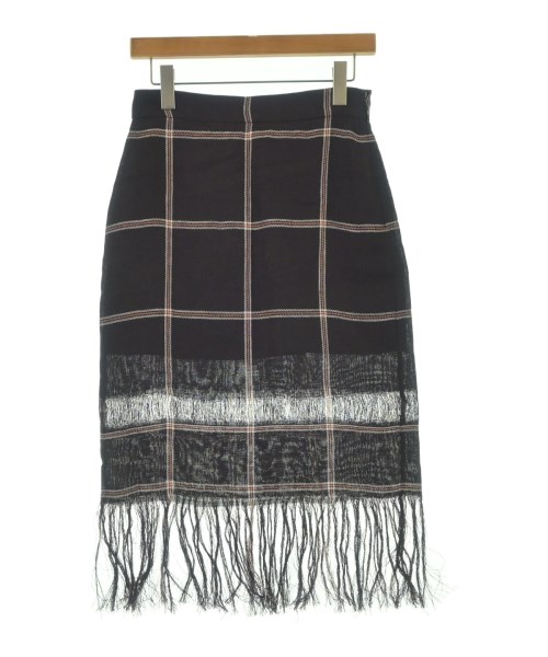 MSGM(エムエスジーエム)ひざ丈スカート 紫 サイズ:40(M位)/2200627281105