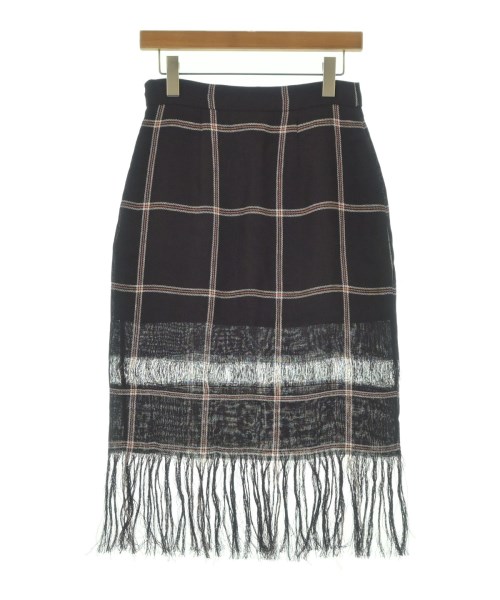 MSGM エムエスジーエム ひざ丈スカート レディース 【古着】【中古】 MSGM（エムエスジーエム）ひざ丈スカート 紫 サイズ:40(M位