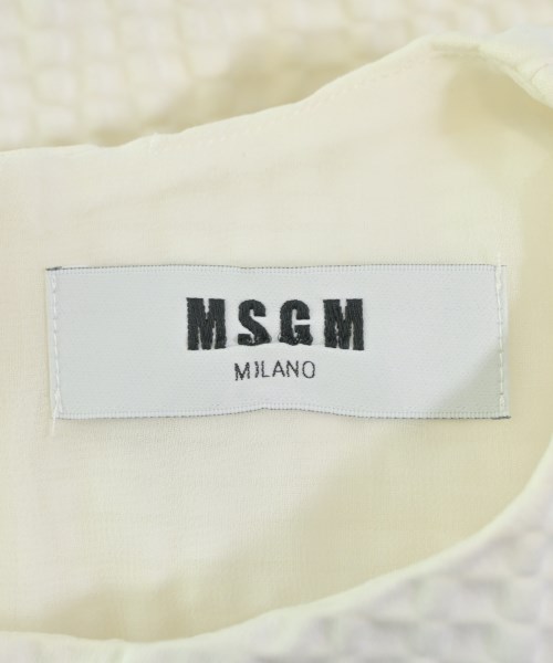 MSGM（エムエスジーエム）ブラウス 白 サイズ:40(M位) レディース/2200626707125
