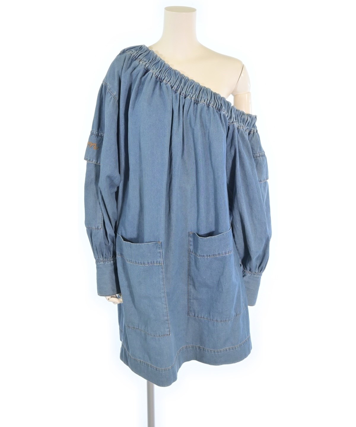 MSGM（エムエスジーエム）ワンピース 青 サイズ:40(L位
