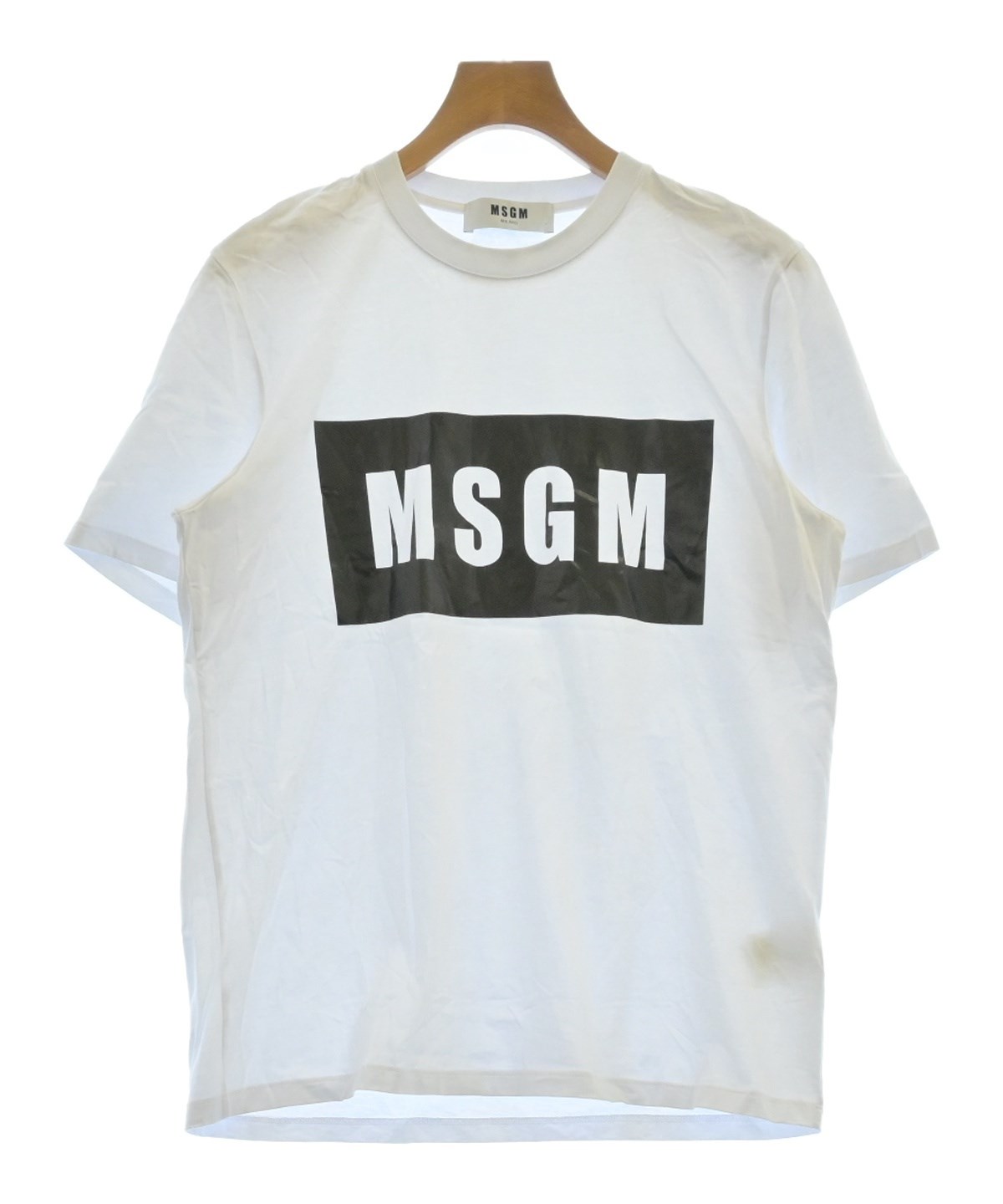 MSGM（エムエスジーエム）Tシャツ・カットソー 白 サイズ:XS メンズ