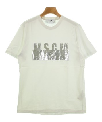 MSGM - Tシャツ MSGM - 【メンズ】 ロゴプリントTシャツ - PAINT BRUSHED LOGO T