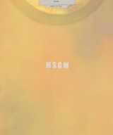 MSGM（エムエスジーエム）Tシャツ・カットソー 黄 サイズ:L メンズ/2200621661064