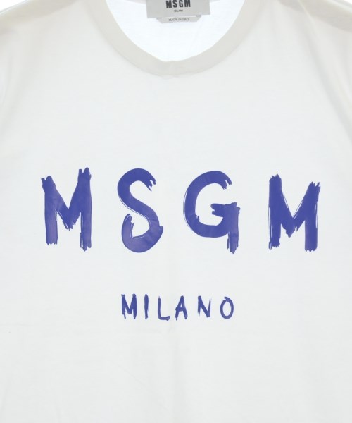 MSGM（エムエスジーエム）Tシャツ・カットソー 白 サイズ:L メンズ/2200621661088
