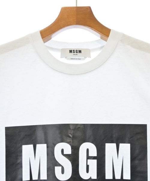 MSGM（エムエスジーエム）Tシャツ・カットソー 白 サイズ:M メンズ/2200618663132