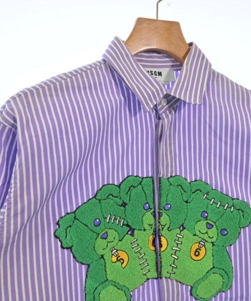 MSGM（エムエスジーエム）カジュアルシャツ 紫 サイズ:38(S位) メンズ/2200626280031