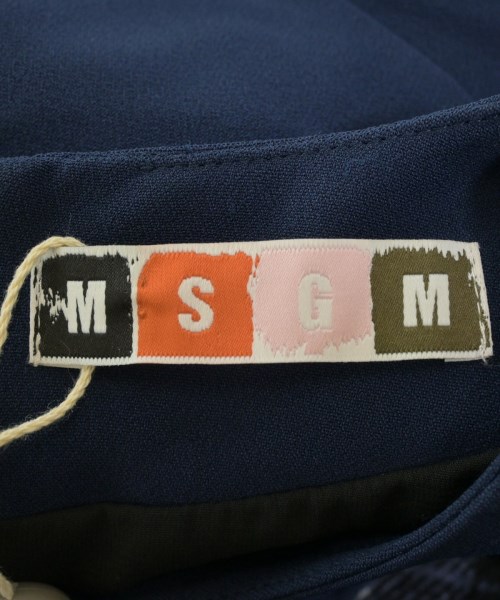 MSGM（エムエスジーエム）ワンピース 紺 サイズ:46(XL位) レディース/2200627051036