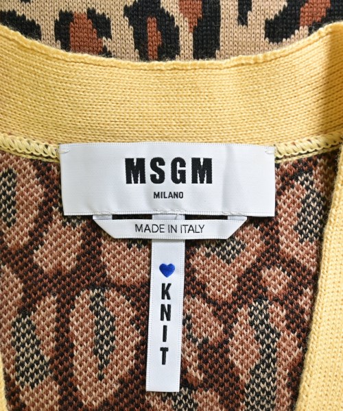 MSGM（エムエスジーエム）カーディガン ベージュ サイズ:S レディース/2200630634042