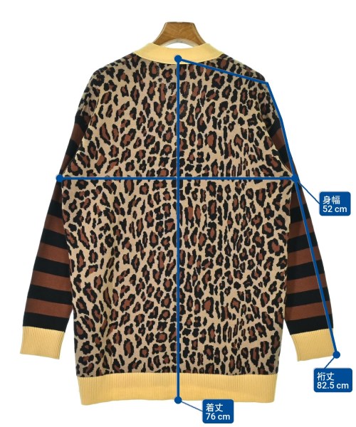 MSGM（エムエスジーエム）カーディガン ベージュ サイズ:S レディース/2200630634042