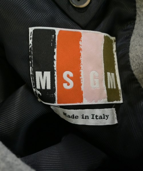 MSGM（エムエスジーエム）チェスターコート グレー サイズ:38(S位) レディース/2200630644010
