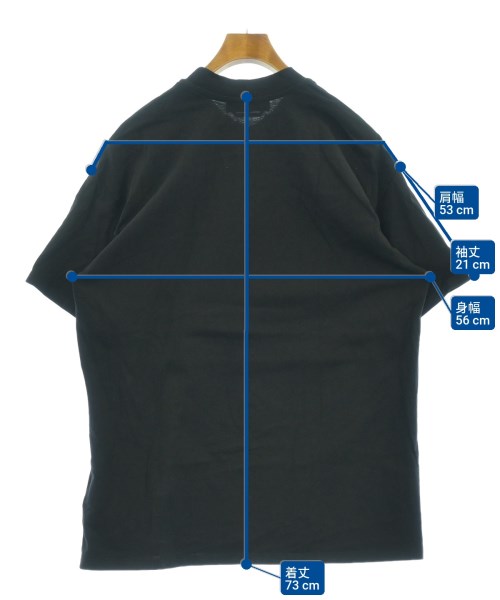 MSGM（エムエスジーエム）Tシャツ・カットソー 黒 サイズ:XS メンズ/2200615030173