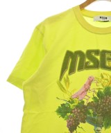 MSGM（エムエスジーエム）Tシャツ・カットソー 黄 サイズ:M メンズ/2200615030180
