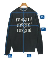 MSGM（エムエスジーエム）ニット・セーター 黒 サイズ:S メンズ/2200615353098