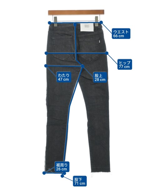 MSGM（エムエスジーエム）デニムパンツ 黒 サイズ:40(M位) レディース/2200617592013