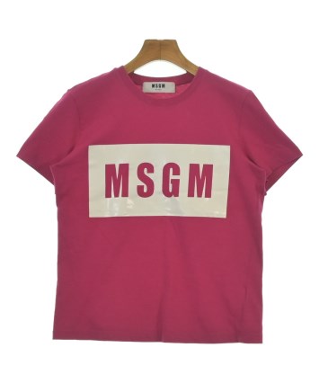 MSGM（エムエスジーエム）Tシャツ・カットソー ピンク サイズ:S 