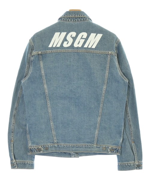 MSGM（エムエスジーエム）デニムジャケット 青 サイズ:-(L位) メンズ/2200631964117