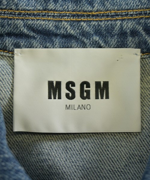 MSGM（エムエスジーエム）デニムジャケット 青 サイズ:-(L位) メンズ/2200631964117