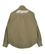 MSGM（エムエスジーエム）カジュアルシャツ ベージュ サイズ:38(S位) メンズ/2200614045246