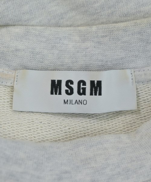MSGM（エムエスジーエム）スウェット グレー サイズ:S レディース/2200610500022