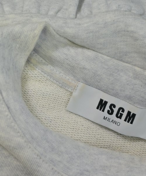 MSGM（エムエスジーエム）スウェット グレー サイズ:S レディース/2200610500022