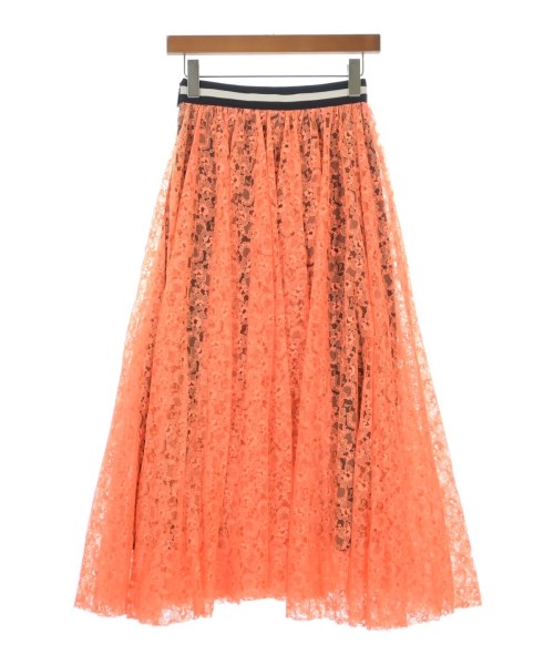 MSGM（エムエスジーエム）ロング・マキシ丈スカート オレンジ サイズ:38(S位) レディース/2200610500091