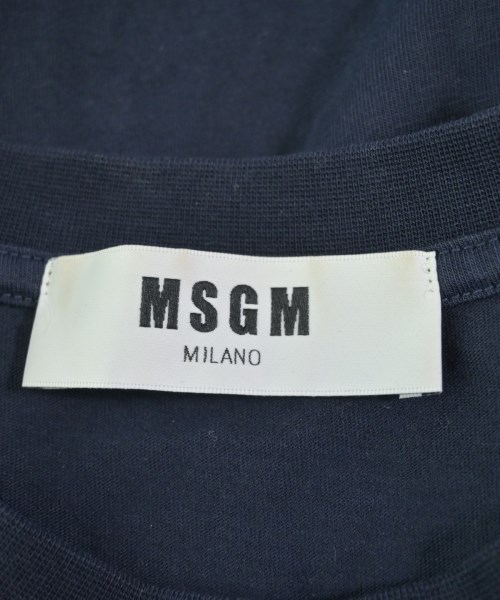 MSGM（エムエスジーエム）Tシャツ・カットソー 紺 サイズ:XS メンズ/2200606684095