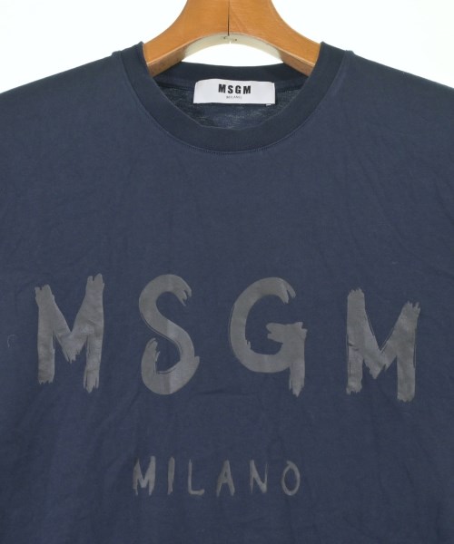 MSGM（エムエスジーエム）Tシャツ・カットソー 紺 サイズ:XS メンズ/2200606684095