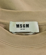 MSGM（エムエスジーエム）スウェット ベージュ サイズ:XL メンズ/2200610783012