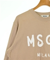 MSGM（エムエスジーエム）スウェット ベージュ サイズ:XL メンズ/2200610783012