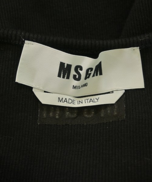 MSGM（エムエスジーエム）タンクトップ 黒 サイズ:XS レディース/2200608974033