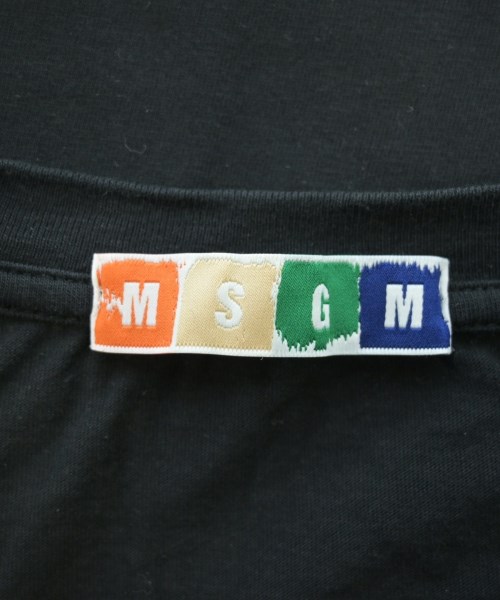 MSGM（エムエスジーエム）Tシャツ・カットソー 黒 サイズ:L メンズ/2200611443069