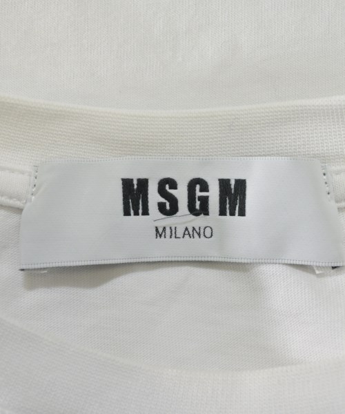 MSGM（エムエスジーエム）Tシャツ・カットソー 白 サイズ:XS レディース/2200612012066