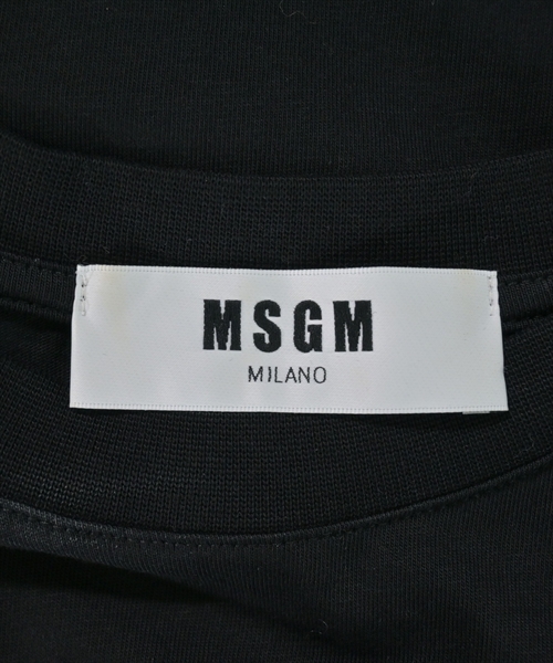 MSGM（エムエスジーエム）Tシャツ・カットソー 黒 サイズ:S レディース/2200603404078