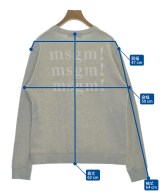 MSGM（エムエスジーエム）スウェット グレー サイズ:M レディース/2200612360013